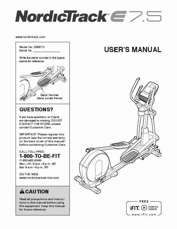 Sears Elliptical Trainer 23897-page_pdf